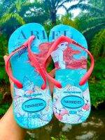 รองเท้าแตะ/Havaianas Ariel/ฮาวายานัส/ของแท้จากบราซิล/ size 37-38  US  7/8  EUR 39/40/ สีเขียว