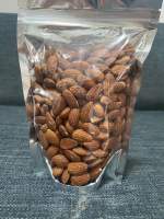 อัลมอนด์อบพร้อมทาน ถุงซิปล็อค300กรัม อัลมอนด์เม็ดไม่มีเปลือก แอลมอนด์ Almond อัลมอนด์ ถั่วอัลมอนด์ ธัญพืช ถั่ว อบแห้ง