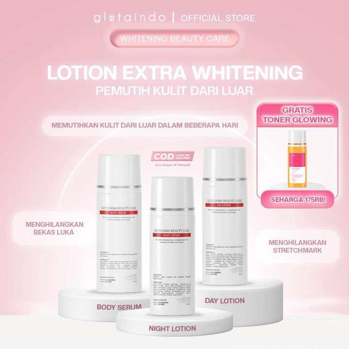 LOTION EXTRA WHITENING! Lotion & Handbody Pemutih Kulit Dosis Tinggi 30
