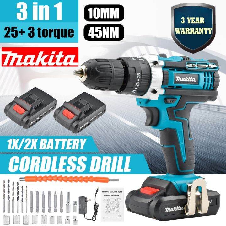 Makit.a 98V Cordless Hand Drill Heavy Duty Power Tools Original Japan