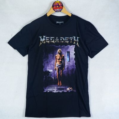 เสื้อวงลิขสิทธิ์แท้ MegadethลายCountdown to extinction สกรีนหน้าหลัง