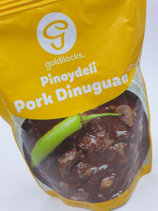 GOLDILOCKS Pinoydeli Dinuguan Ready to eat Net Wt. 150g (5.29