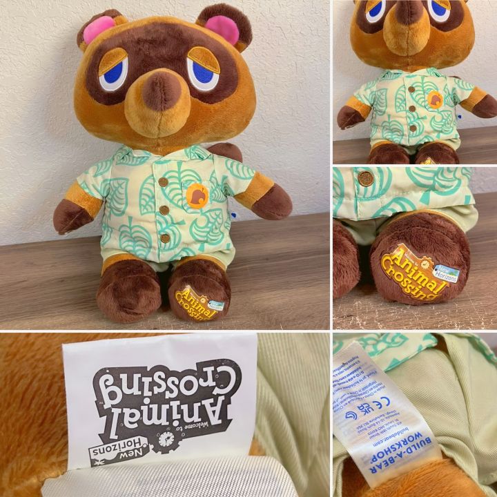 มือสอง-2nd-ตุ๊กตาบิ้วอะแบร์-animal-crossing-tom-nook-isabelle-รุ่นใหม่ล่าสุด-build-a-bear-workshop-สินค้ามือสองจากอเมริกา