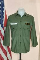 เสื้อทหาร ""ผ้าเรียบ-POPLIN"" SHIRT OG107-P63 #งานกองทัพ U.S.ARMY,VIETNAMWAR ((รูปภาพเพิ่มเติมอยู่ในรายละเอียด))