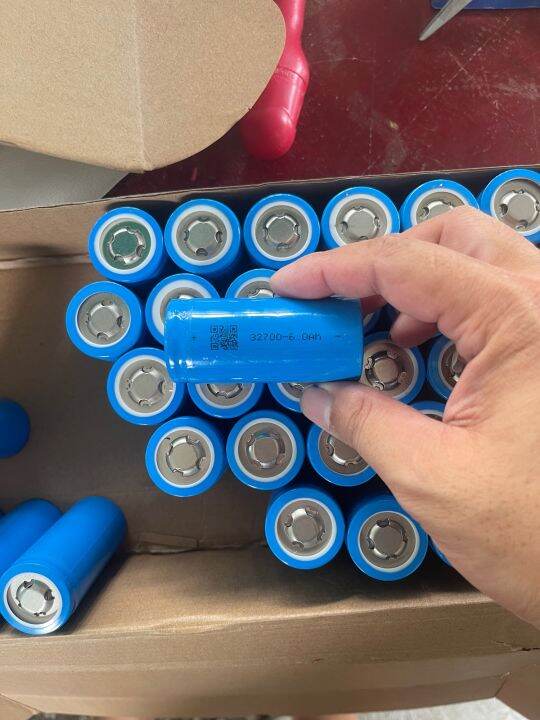 แบตเตอรี่ลิเธียมฟอสเฟต-lifepo4-32700-3-2v-ความจุ-6000-mah-ถ่านชาร์จ-แบตเตอรี่-ราคาต่อหน่วย-1-ชิ้น