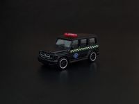 majorette mercedes benz g63 สีดำ ลายตำรวจกองปราบ