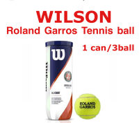 1can(3balls) Wilson  Roland Garros All court ,Tennis ball ลูกเทนนิส เหมาะสำหรับผู้เล่นออกกำลังกาย และแข่งขัน รับประกันคุณภาพมาตรฐาน