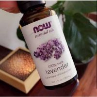 [พร้อมส่ง] ของแท้ 100%  น้ำมันหอมระเหย บริสุทธิ์ 100% กลิ่นลาเวนเดอร์ Now Foods Essential Oils Lavender