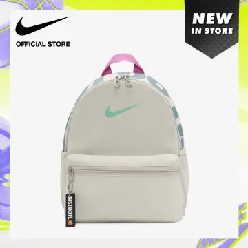 Nike Mini Sportswear Futura Backpack in Black/Light Orewood Brown