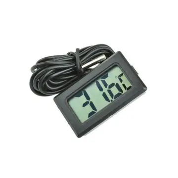 5Pcs Mini LCD Digital Thermometer Hygrometer Fridge Freezer Temperature Humidity  Meter White Egg Inc