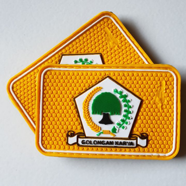 Patch Rubber Logo Partai Golkar Golongan Karya - Rubber Patch Golkar ...