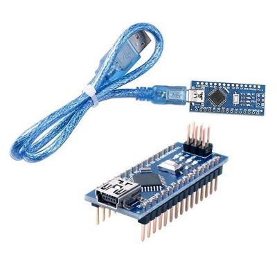 Arduino nano V3.0 บอร์ดพัฒนาโมดูล CH340 ไมโครคอนโทรลเลอร์เชื่อมรุ่นปรับปรุงเพื่อส่ง NANO line header