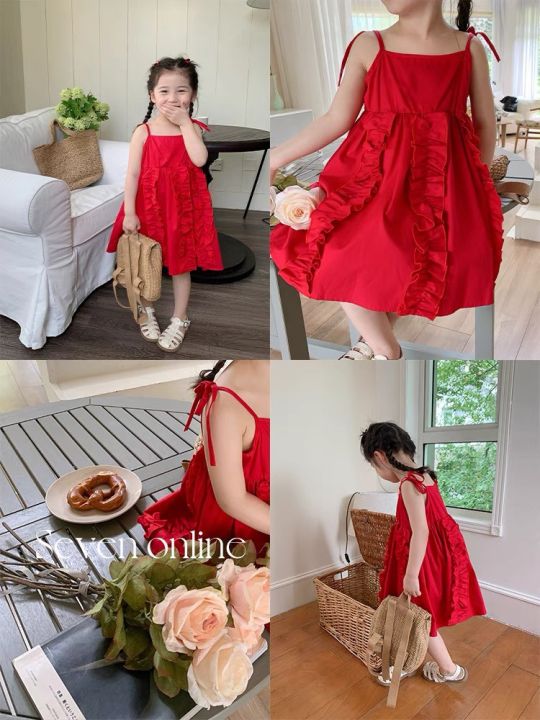 Váy Hai Dây Màu đỏ Giá Tốt T072023  Mua tại Lazadavn