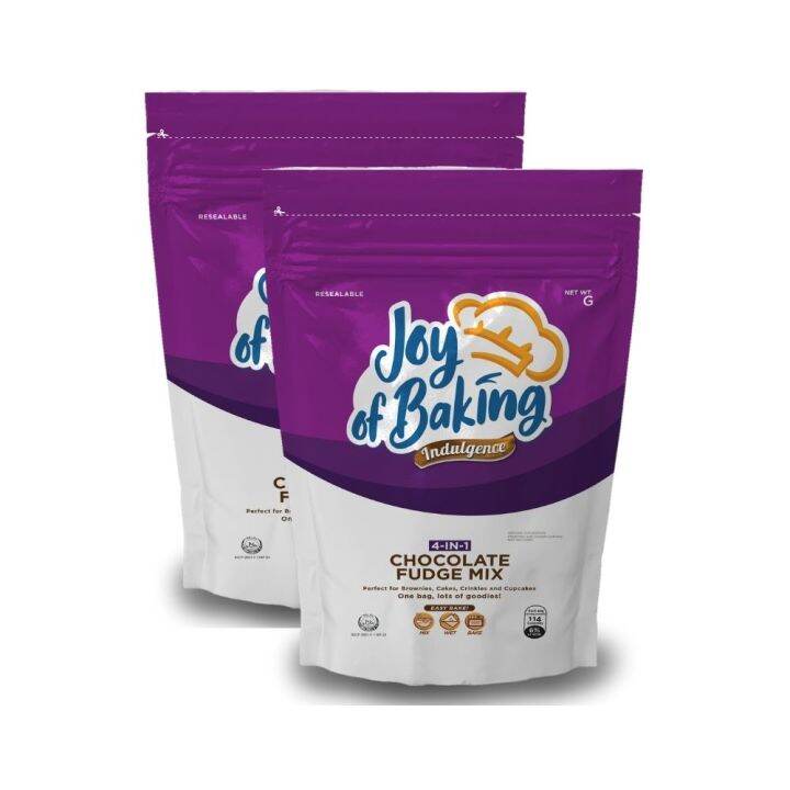 Joy of Baking 4InOne Chocolate Fudge Mix 500G Pack of 2 Lazada PH