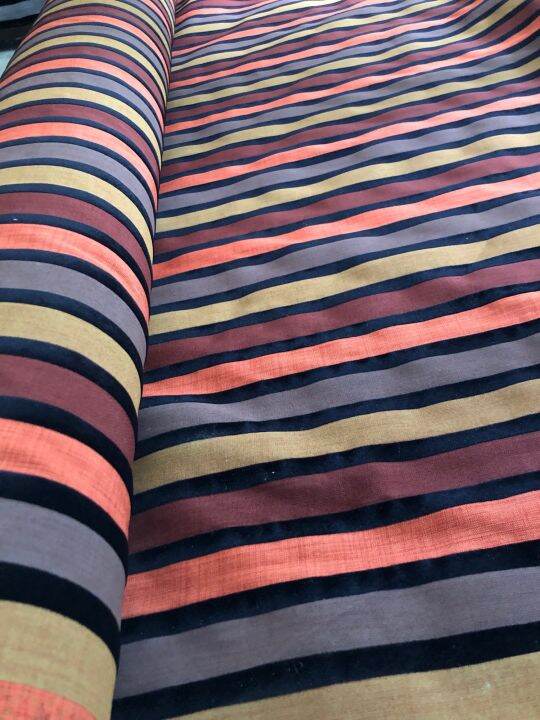 BAHAN JOK MOTIF SALUR / KAIN KURSI SOFA SALUR / KAIN MOTIF SALUR KAIN