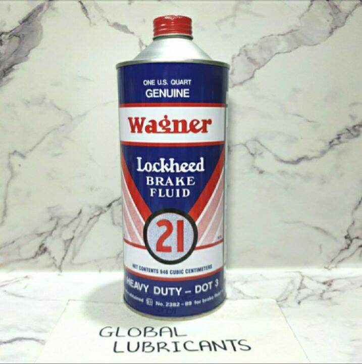 Wagner Brake Fluid/ Minyak Rem/ Cairan Rem Dot3 946mL (Putih) Lazada