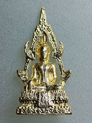 รูปหล่อพระพุทธชินราช เนื้อทองเหลือง สวยงาม