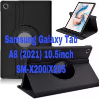 ASD288 360 Rotating Case for Samsung Galaxy Tab A8 10.5" Case 2022 SM-X200 SM-X205 Coque for Samsumg Galaxy Tab A8 (2022)SM-X200 X205 เคสกันกระแทก เคส Samsung Galaxy Tab A8 10.5 (2021) SM-X205 เคสหมุนได้ 360 องศาตั้งได้