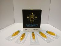 เข็มฮอค เยลโล่ดราก้อนไฟว์ Yellow Dragon fly (เบอร์ 1 RL) เข็มฮอค สำหรับเดินเส้นงานสัก 1 กล่องมี 20 ชิ้น เข็มดีๆ คมๆ ราคา ประหยัด น่าลอง