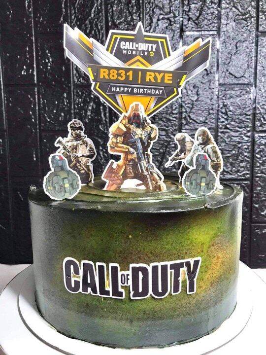 Call of Duty(COD) cake topper personalized Cake topper for birthday
