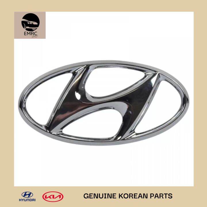 EMBLEM "H" LOGO (Front) 863631R000 for Hyundai Accent | Lazada PH