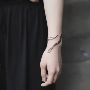 snake tattoo armband