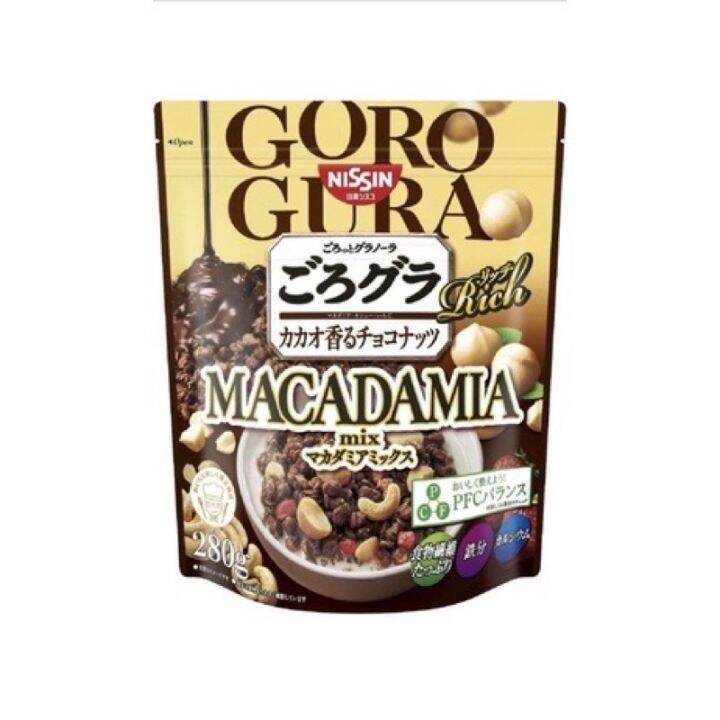 Nissin Premium Granola Macadamia MIX Lazada.co.th