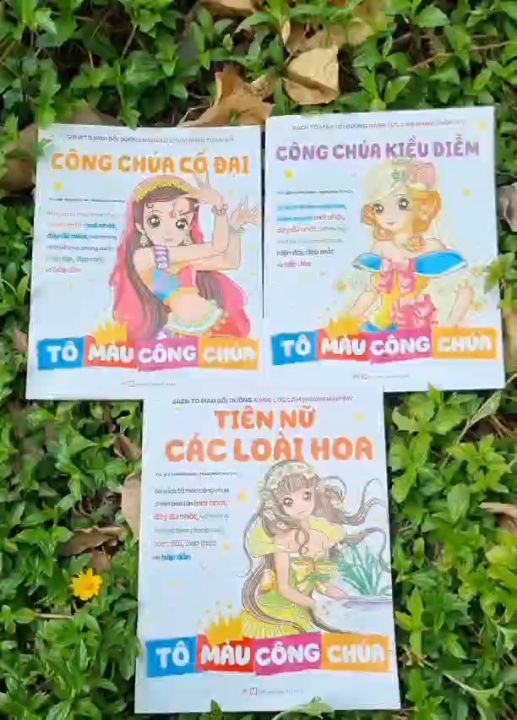 Sách Tô Màu Cho Bé Gái: Tô Màu Công Chúa Kiều Diễm - Cổ Đại - Tiên Nữ Các  Loài Hoa (Tân Việt) | Lazada.Vn