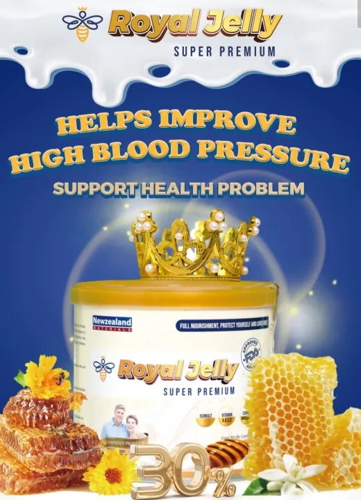 ROYAL JELLY MILK HELPS IMPROVE HIGHBLOOD PRESSURE FROM NEW ZEALAND