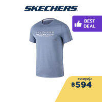 Skechers สเก็ตเชอร์ส เสื้อยืดแขนสั้นผู้ชาย Men Comfort Sports Short Sleeve Tee Apparel - P223M016-02TZ