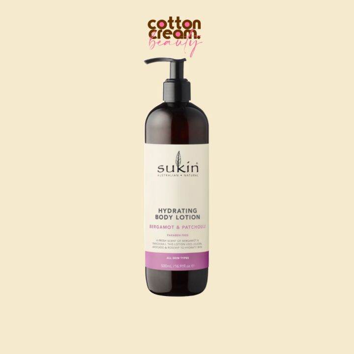Sukin Hydrating Body Lotion Bergamot & Patchouli 500 ml Lazada Indonesia
