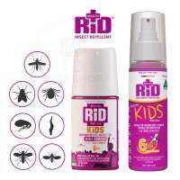 ?พร้อมส่ง? โรลออนและสเปรย์กันยุงและแมลงสำหรับเด็ก RiD Kids Antiseptic Repellent