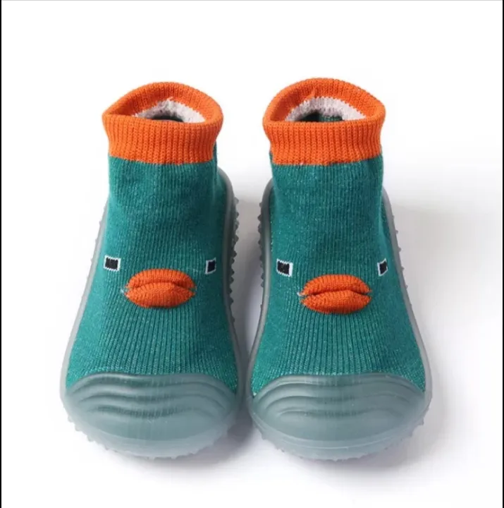 Baby shoe socks rubber sole duck design for boy/girl Lazada PH