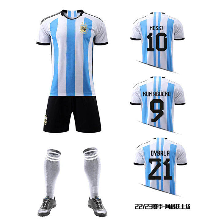 Argentina No. 10 Adult and Children Jersey Set Lazada