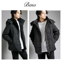 เสื้อกันหนาวผู้ชาย เสื้อแจ็คฮู้ด กันหนาว PUFFER JACKET ?แบรนด์?BENO (JAPAN) แท้?% ?เนื้อผ้า Cotton?% (WY871)