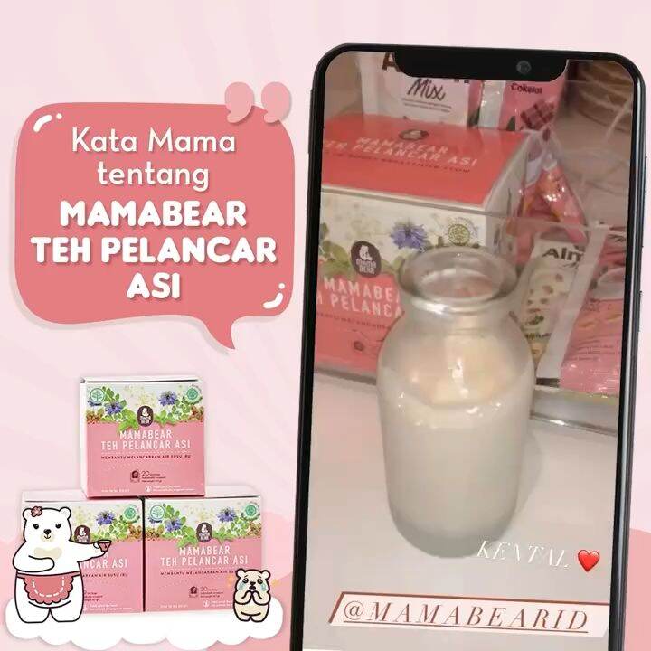 Mamabear Teh Pelancar Asi Lemongrass Isi 20 Sachet 60gr Mama Bear Asi