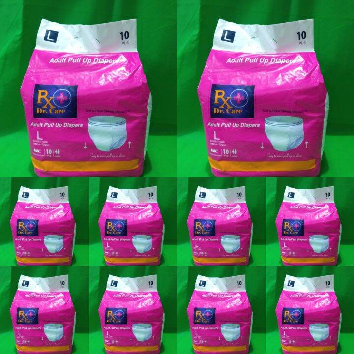 10packs Rx Dr Care Adult Diaper Pull Ups Large 10pcs Per Pack Lazada Ph