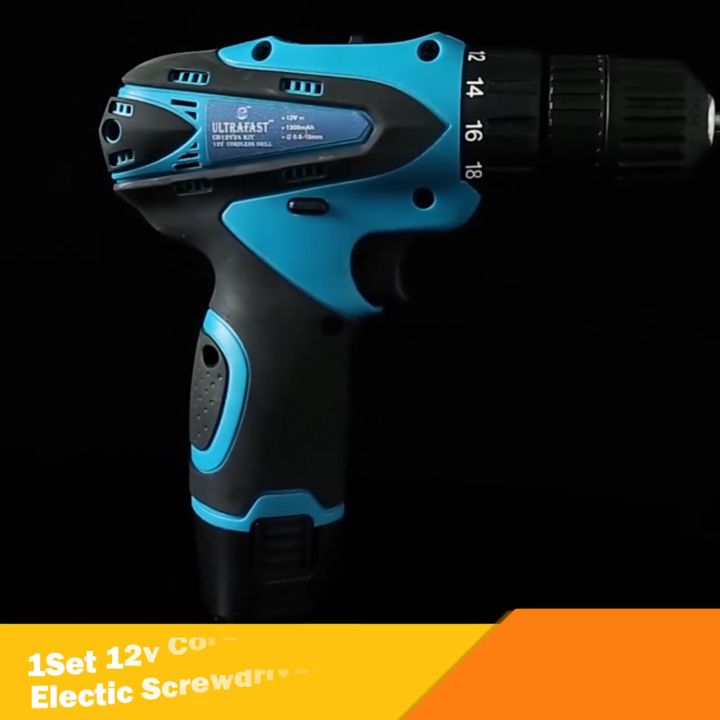 Makita 12V DIY Cordless Drill ScrewDriver Rechargeable Professional