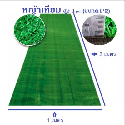 หญ้าเทียมสูง1cmขนาดกว้าง2เมตรยาว1เมตร หญิาเทียมตกแต่งบ้านหญ้าเทียมปูสนามเด็กเล่น หญ้าเทียมตกแต่งสวน