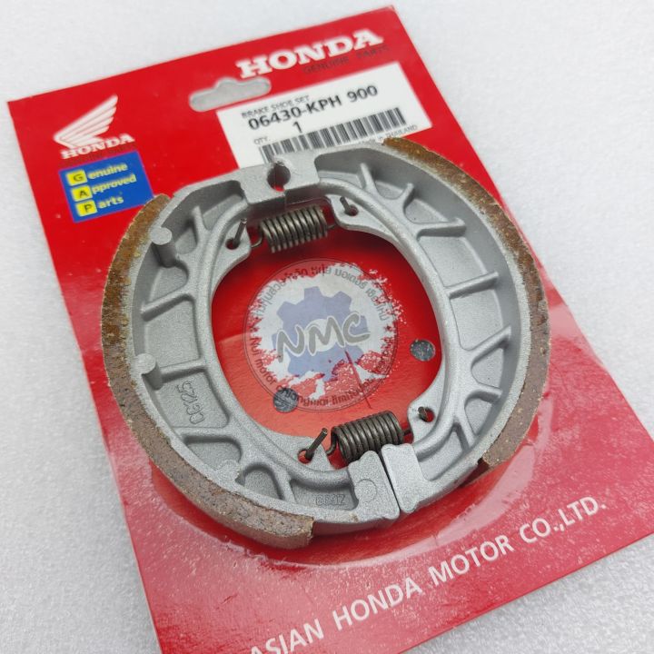 ผ้าเบรคหน้า-หลัง-honda-ดรีม100-125-เวฟ100-110-125-ดรีมคุรุสภา-ดรีมท้ายมน-ดรีมc100n-c100p-c700-c900-cg-jx-cb-gl-c65-c70