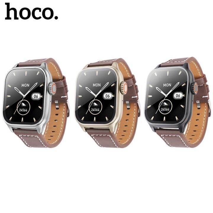 Hoco Y17 นาฬิกากีฬาอัจฉริยะ บลูทูธสมาร์ทวอท์ชทุกเพศ,เครื่องวัดการนอน ...