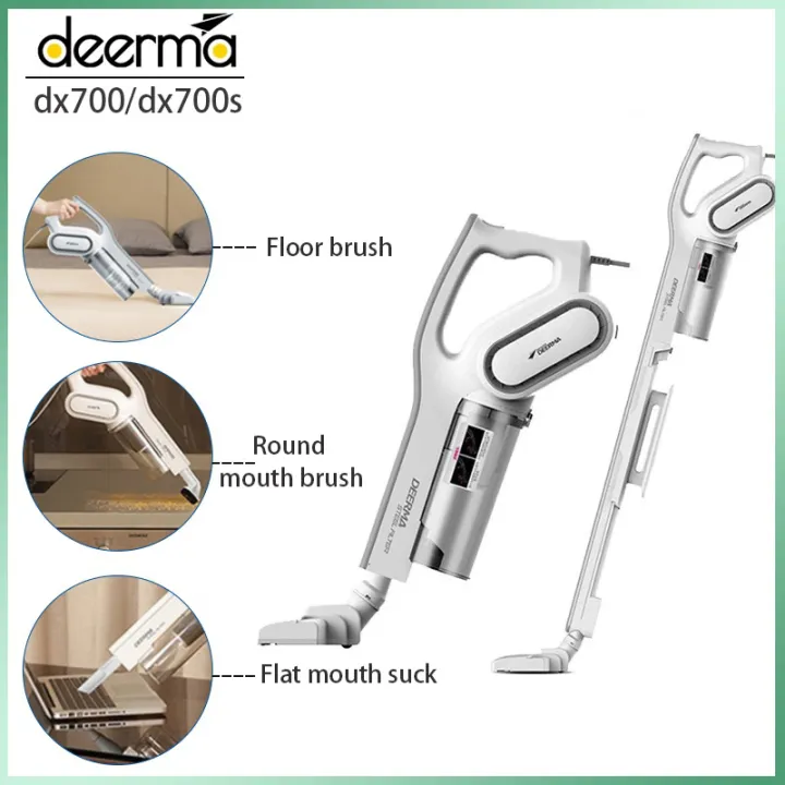 Deerma DX700 DX700S Handheld Vacuum Cleaner 15KPa 2 in 1 Portable Dust