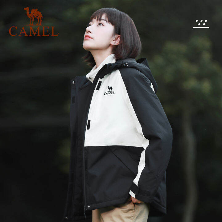 Cameljeans Women's New Windproof Waterproof Cotton Jacket Winter Hiking Clothing Lazada