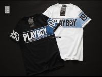 พร้อมส่ง ? เสื้อยืดเพย์บอย playboy งานสกรีนผ้าคอตตอล งานใหม่ สวยตรงปก