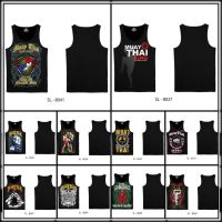 เสื้อกล้ามมวยไทย _x000D_ผ้า Cotton 100% สำหรับผู้ใหญ่ Thai Boxing Singlet For Adult