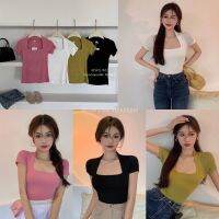 SQ shortsleeve top????(350฿ฟรีส่ง) Detail : เสื้อคอเหลี่ยมแขนสั้น มีผ้าซับด้านในอีกชั้น ทรงสวย ใส่แล้วดูหุ่นเพรียว เนื้อผ้าดีสุดๆ เบสิคแมทช์ง่าย น่ารักมากค่ะ ต้องมีติดตู้ครบสีน้าา  TAG WG.WE ???? Color : 4 สี ดำ ชมพู ขาว มะนาว