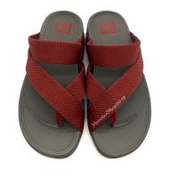 (แท้ล้าน%) Fitflop รุ่น Sling Weave : สีแดงจุดเทา