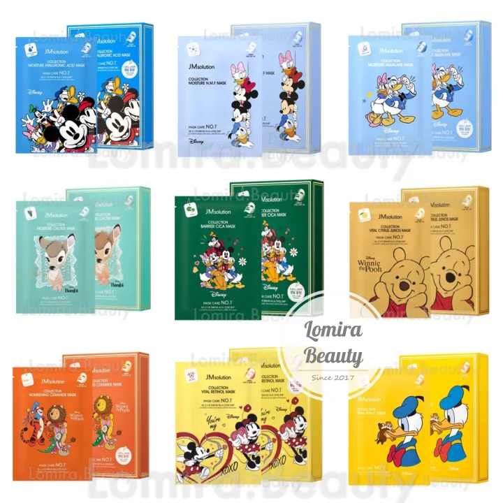 JM Solution Disney Collection Facial Mask (10 Pcs) •JMsolution 迪士尼面膜 ...