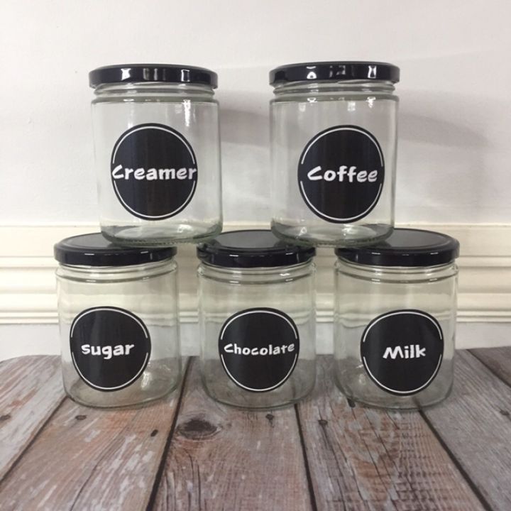 Pantry Set - Coffee, Sugar and Creamer Glass Container