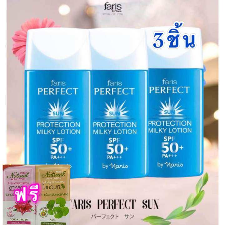 กันแดดฟาริส-น้ำนม-faris-perfect-sun-protection-milky-lotion-spf50